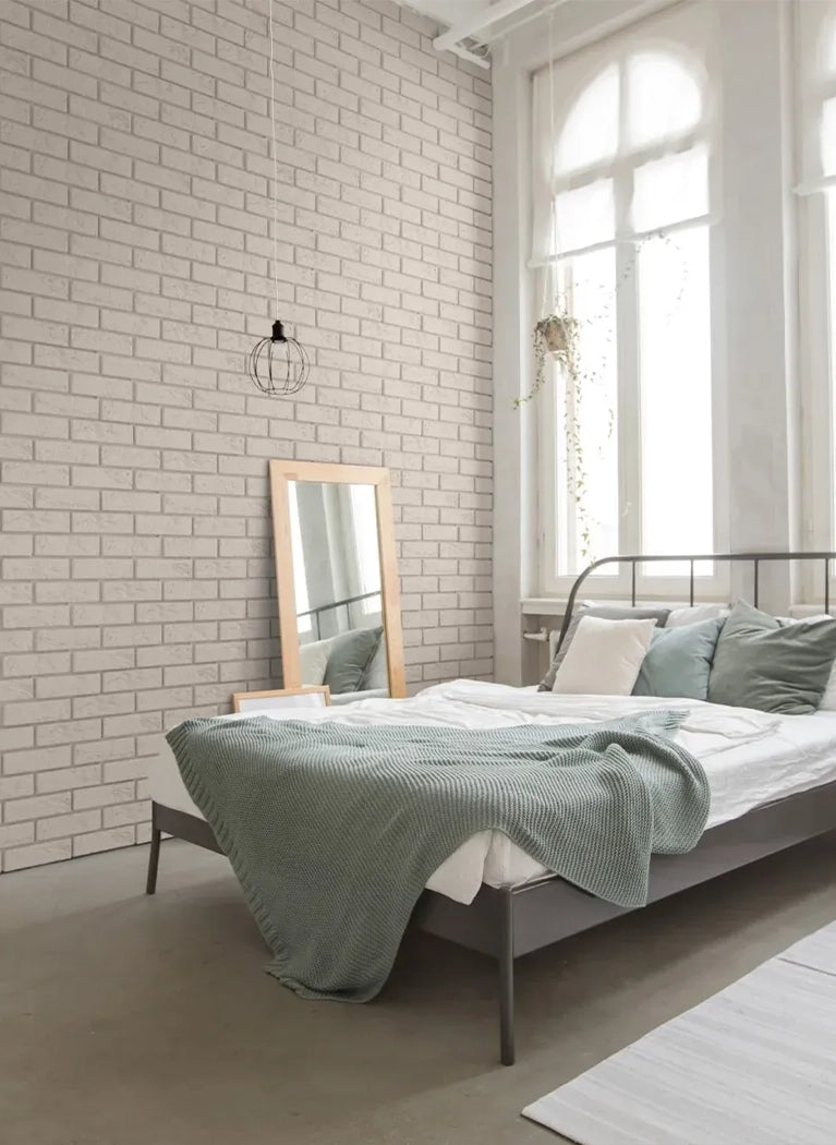 Brick Slips BOSTON Concrete Interior & Exterior Decormania Adhesive and Accessory - Box in bedroom interior Decormania.eu